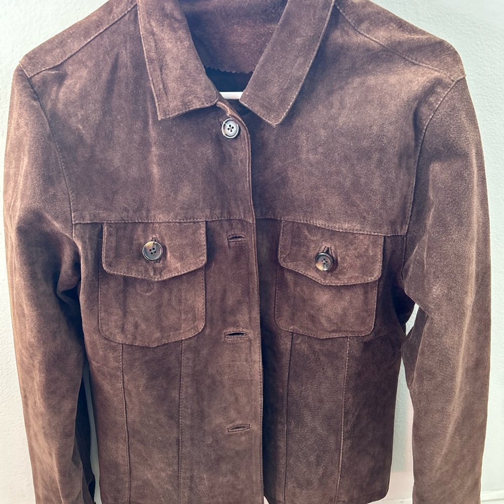 Brown Real Leather Women's Jacket